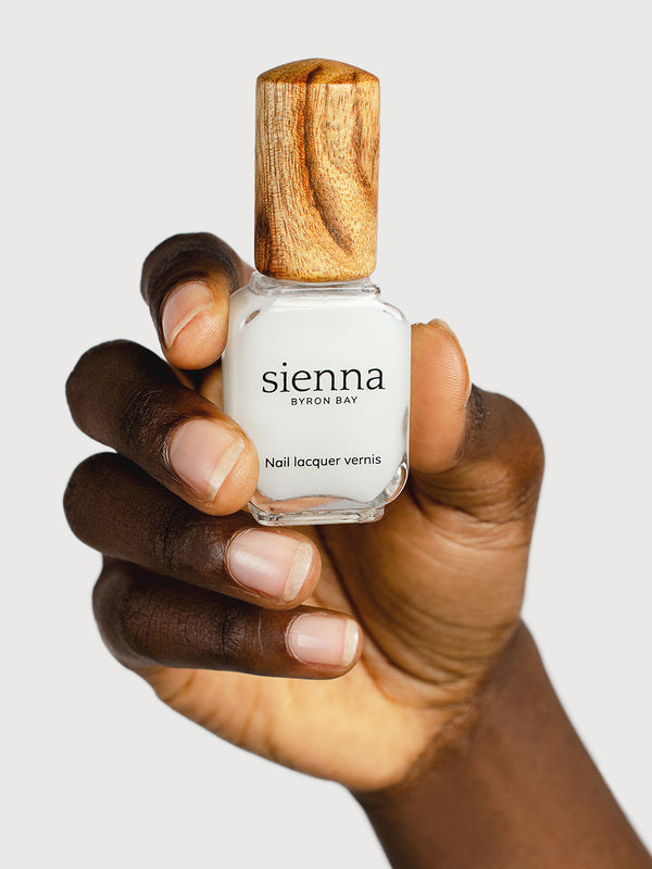 Sienna Byron Bay Nail Strengthener shown on dark skin tone