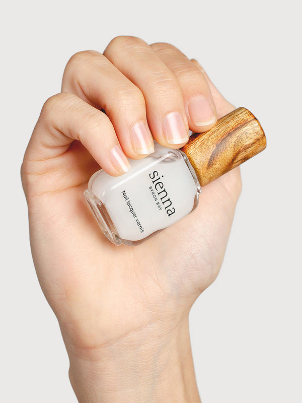 Sienna Byron Bay Nail Strengthener shown on fair skin tone