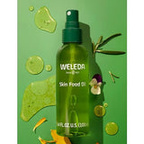 Weleda Skin Food Ultra-Light Dry Oil with oil texture and botanicals