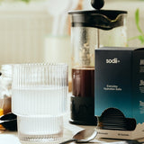 Sodii Everyday Hydration Salts Unflavoured styled for a morning hydration routine