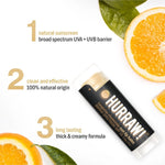 Ingredients and product information for Hurraw! Sun Lip Balm SPF15 4.8g