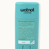 Wotnot Natural Zinc Sunscreen Stick SPF 50 being applied to an arm