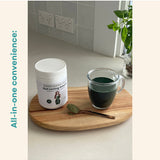 Love Your Gut Greens prepared as a drink on the official product page
