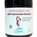 Supercharged Food Wild Tasmanian Seaweed 100g tub on a white background