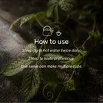 How to steep and serve SuperFeast Gynostemma Tea