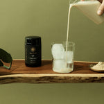 SuperFeast QI beside an iced tonic being prepared