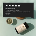 SuperFeast Tremella jar with customer testimonial