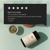 SuperFeast Tremella jar with customer testimonial