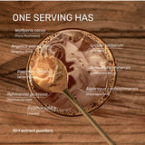 I Am Gaia Women's Rhythm tonic serving and ingredient list