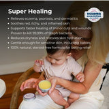 Mother applying Sven's Island Miracle Manuka Flare Relief Balm to her baby