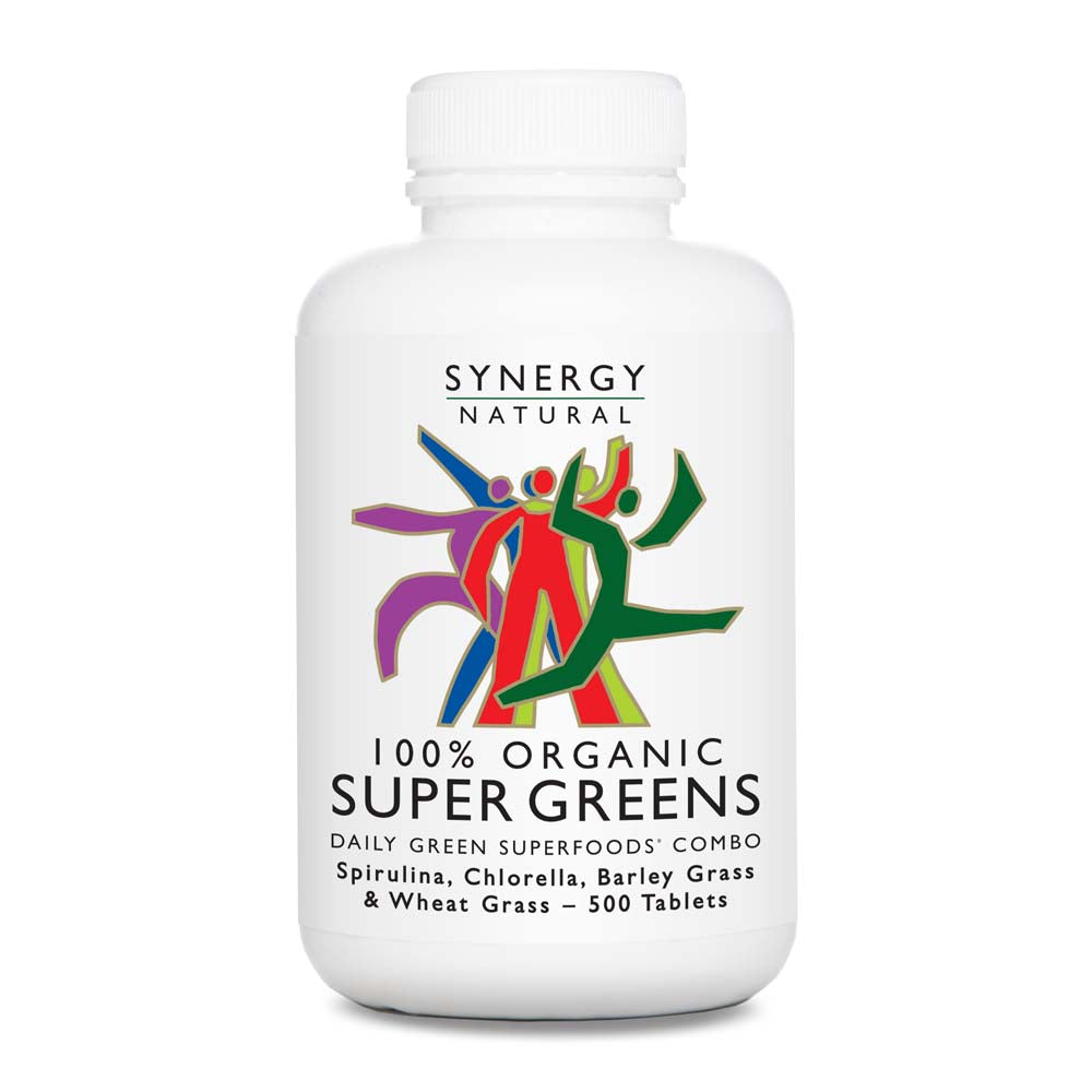 Synergy Natural Organic Super Greens 500 Tablets