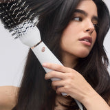 T3 AireBrush One-Step Hair Dryer Brush in use