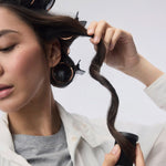 T3 Volumising Hot Rollers LUXE in use