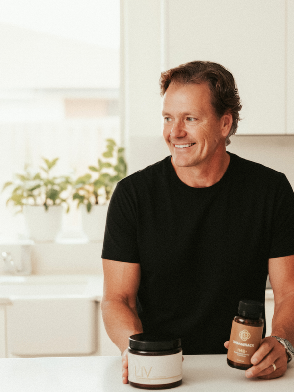 Guy Leech with The Age Hack LIV longevity formula