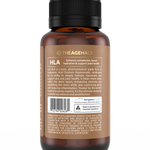 The Age Hack HLA Hyaluronic Acid 60 Capsules right label