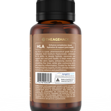 The Age Hack HLA Hyaluronic Acid 60 Capsules right label