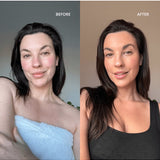 Face Tan Serum before and after glowing skin result
