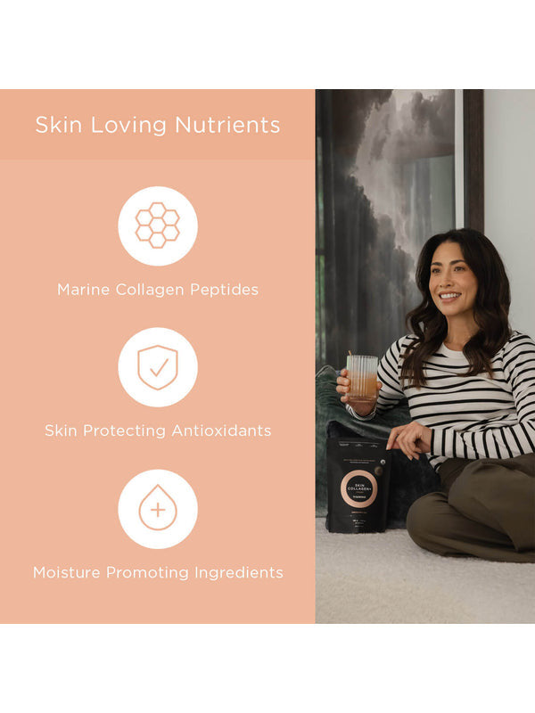 Key ingredients panel for Tropeaka Skin Collagen