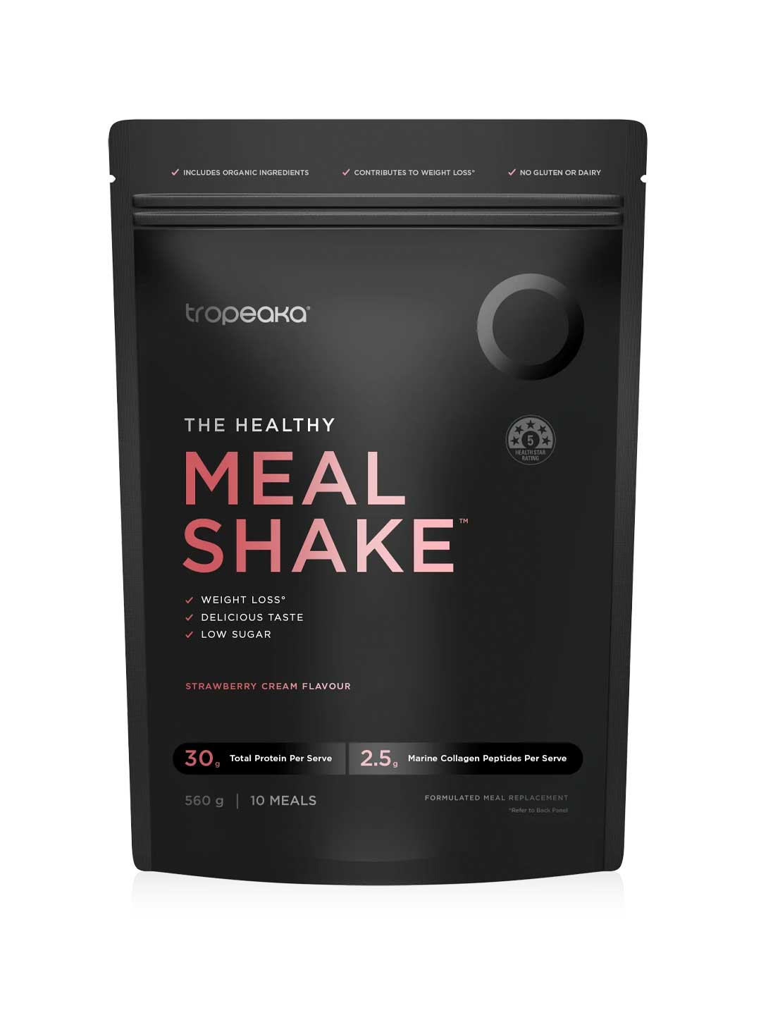 Tropeaka The Healthy Meal Shake Strawberry Cream