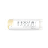 Overhead view of Hurraw! Unscented Lip Balm 4.8g