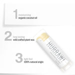 Ingredients and product information for Hurraw! Unscented Lip Balm 4.8g
