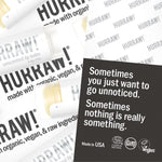 Product and flavour details for Hurraw! Unscented Lip Balm 4.8g