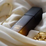 Metamorphosis Chrysalis serum styled on silk
