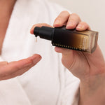 Metamorphosis Chrysalis serum dispensed into hand
