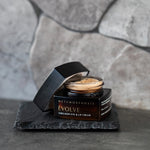 Metamorphosis Evolve eye and lip cream open jar lifestyle