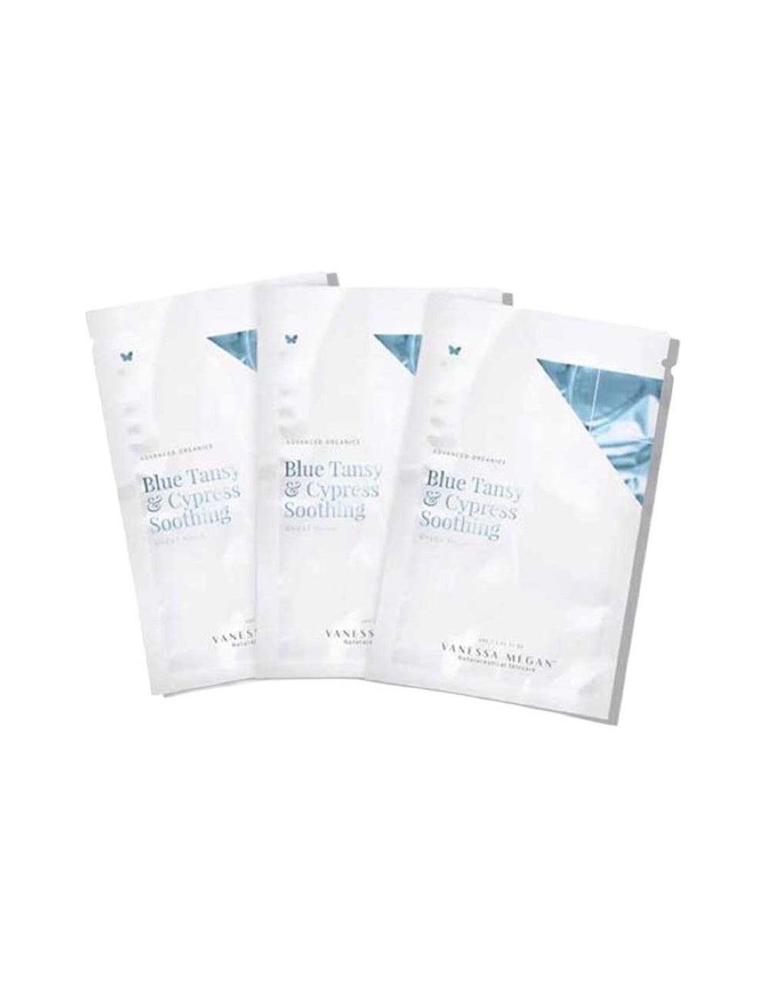 Vanessa Megan Blue Tansy & Cypress Soothing Sheet Mask - 3 Pack