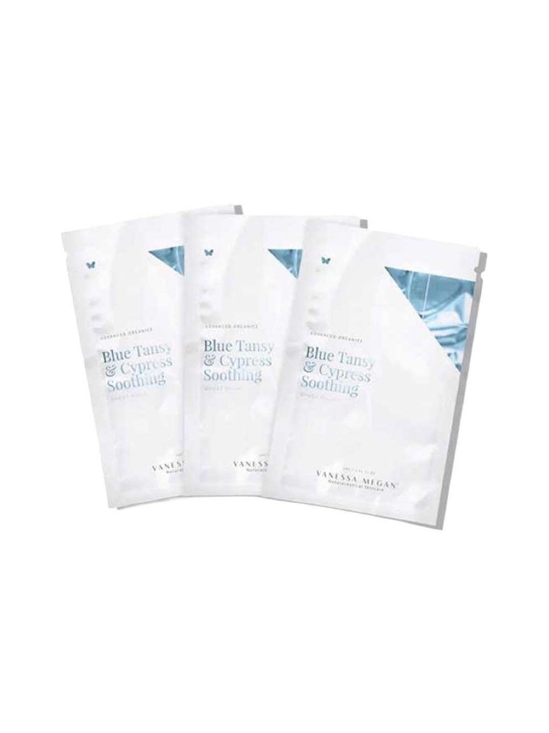 Vanessa Megan Blue Tansy & Cypress Soothing Sheet Mask - 3 Pack
