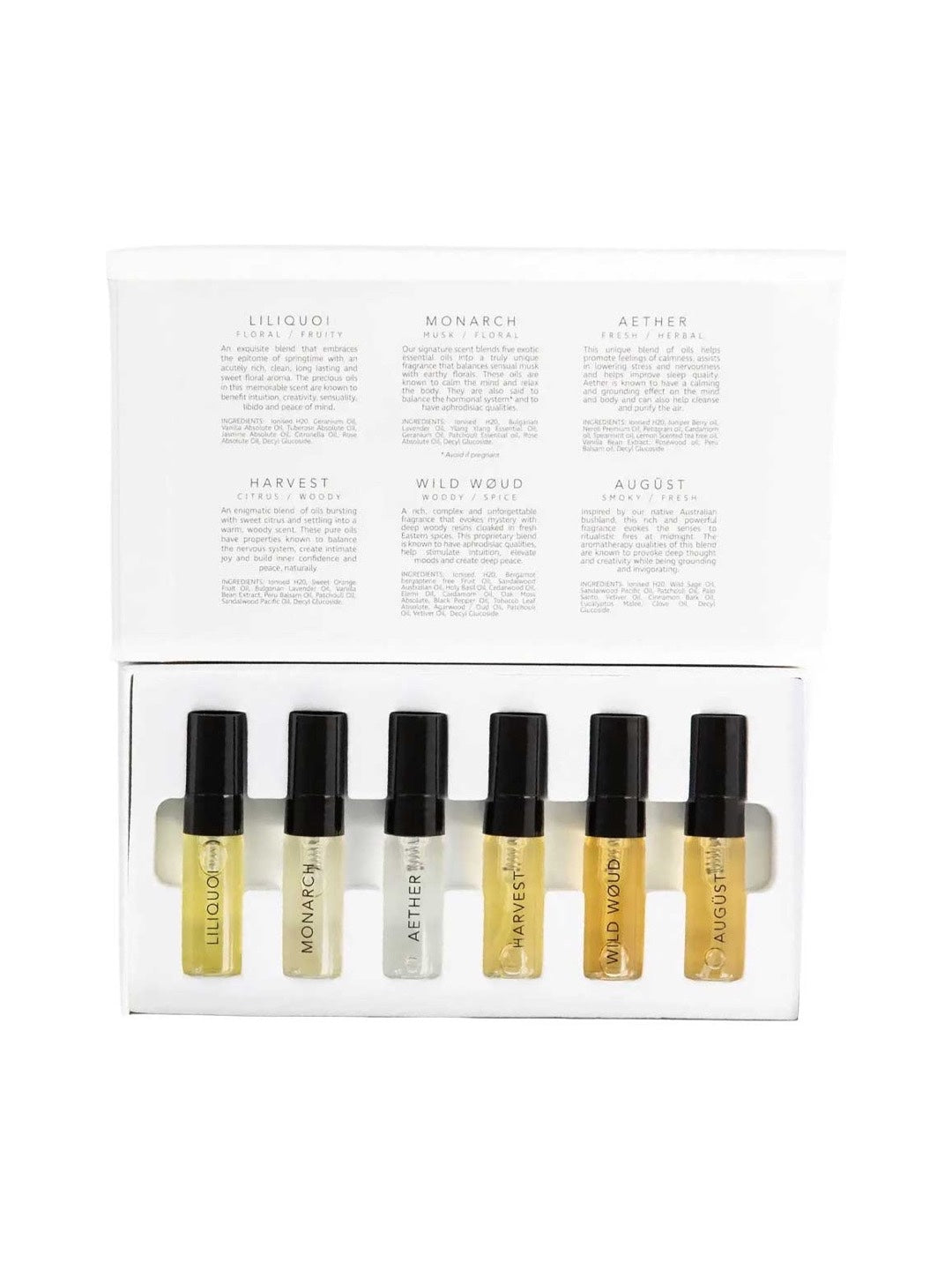 Vanessa Megan 100% Natural Mini Eau de Parfum Collection 6 x 3ml