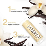 Ingredients and product information for Hurraw! Organic Lip Balm - Vanilla Bean 4.8g