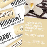 Product and flavour details for Hurraw! Organic Lip Balm - Vanilla Bean 4.8g