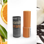 Open product view of Hurraw! Vanilla & Orange Lip Balm 4.8g