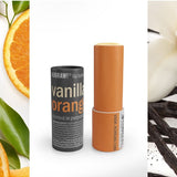 Open product view of Hurraw! Vanilla & Orange Lip Balm 4.8g