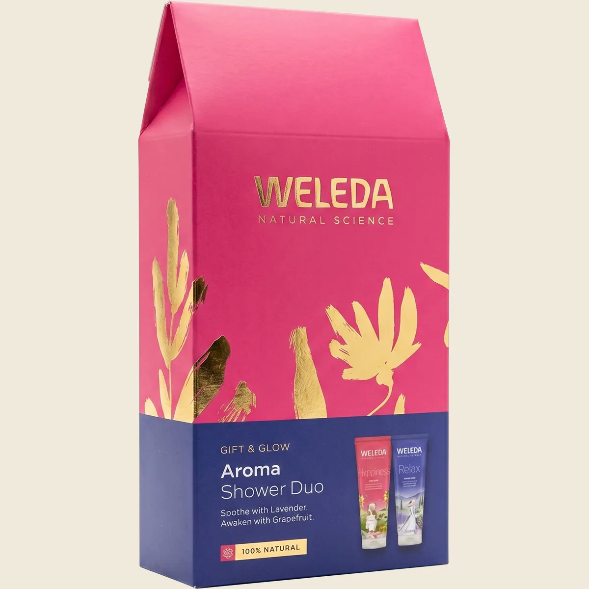 Weleda Gift & Glow Aroma Shower Duo 2pk gift box