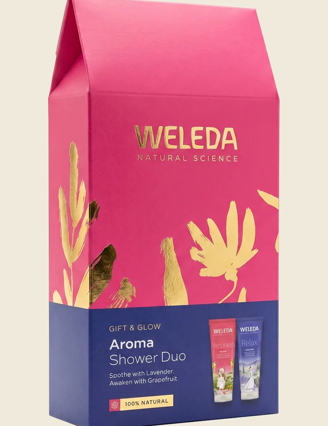 Weleda Gift & Glow Aroma Shower Duo 2pk gift box
