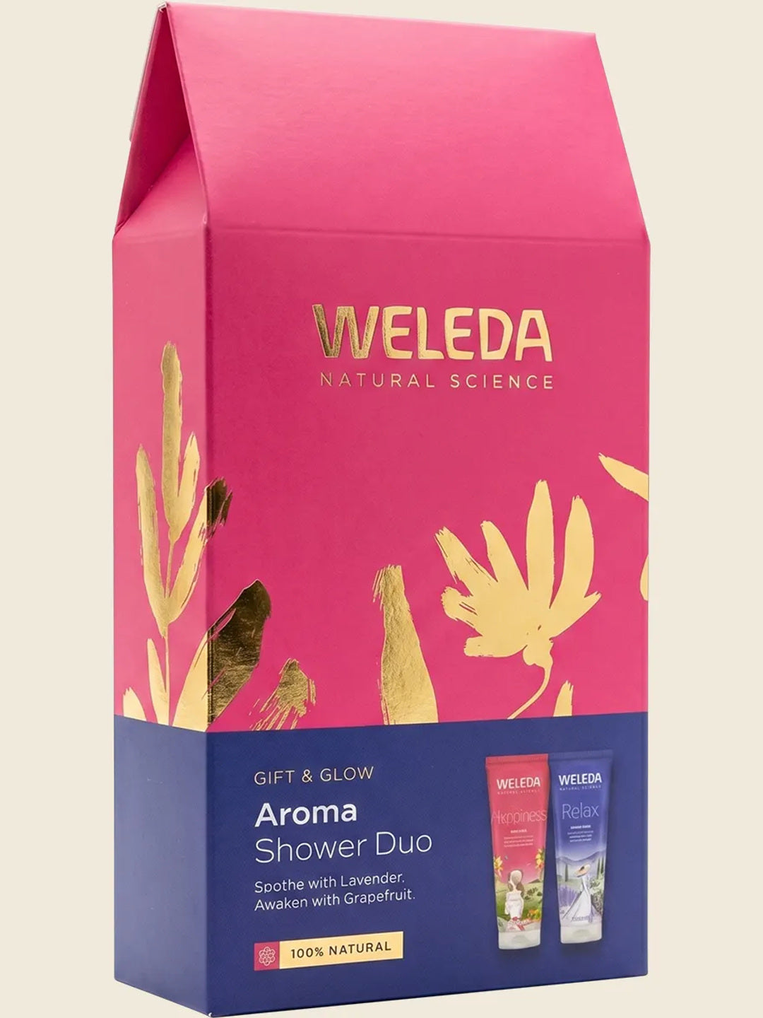 Weleda Gift & Glow Aroma Shower Duo 2pk gift box