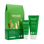 Weleda Gift & Glow Skin Food Essentials Set 2pk gift box with both products on white