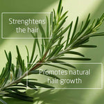 Close-up of Weleda Revitalising Hair Tonic With Rosemary 100ml on a light green background with text: Strengthens hair and promotes natural growth—a perfect scalp treatment with rosemary oil to boost hair growth.
