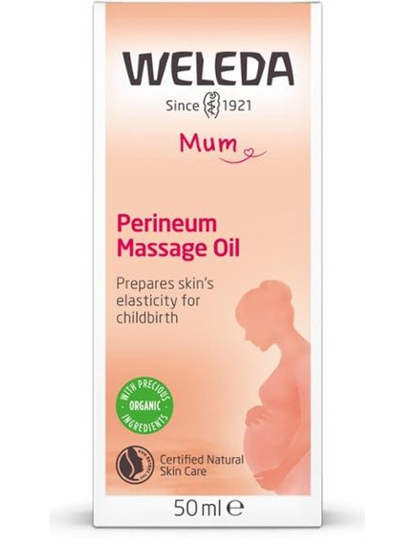 Weleda Perineum Massage Oil official carton image