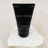 Vanessa Megan Wild Woud Perfume Hand and Body Cream tube on stone