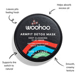 WooHoo Armpit Detox Mask benefits and texture guide
