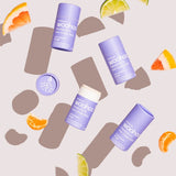 WooHoo Pop deodorant sticks styled with colourful citrus slices