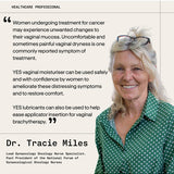 Dr Tracie Miles recommendation for YES intimate moisturisers and lubricants