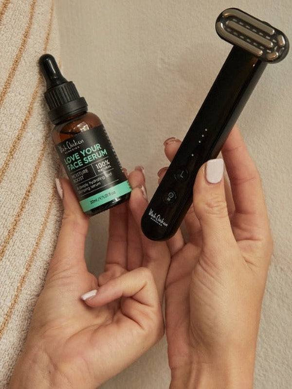 Face Serum and LED Wand – Black Chicken Remedies ZenSkin 4-in-1 LED Facial Wand