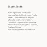 Ingredient list for Zilch Digestion + Bloat Formula – Zilch Digestion + Bloat Formula 120 Tablets